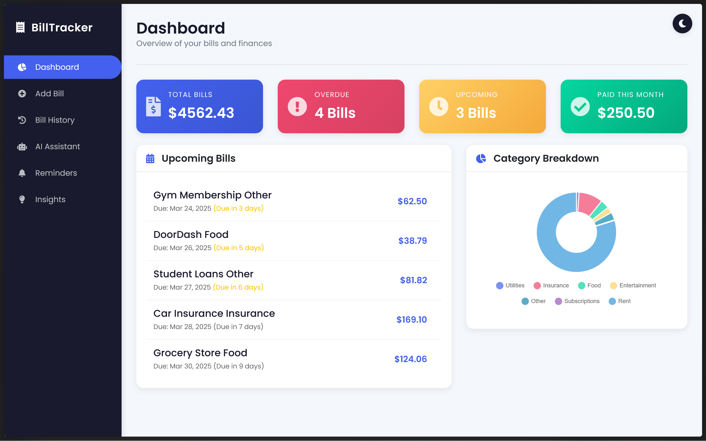 Billing App with Gemini Integration